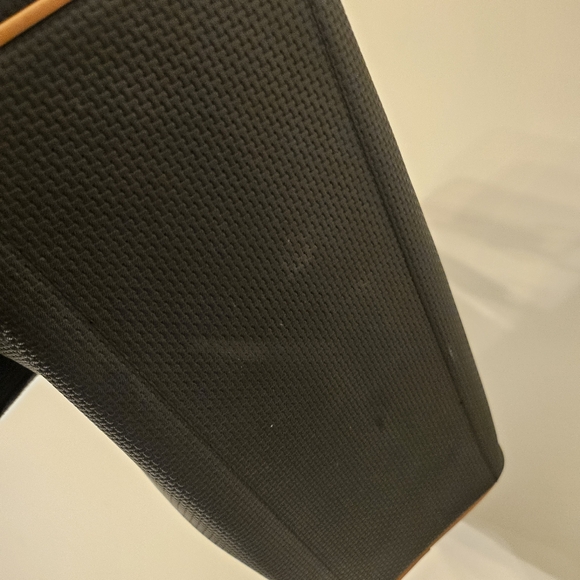 Yves Saint Laurent Vintage Woven Canvas Boston Bag - Picture 9 of 15